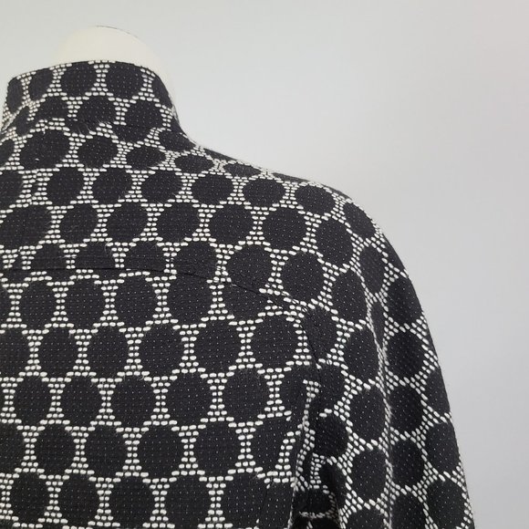 Coldwater Creek Black & White Jacket Size 10 - Picture 7 of 10